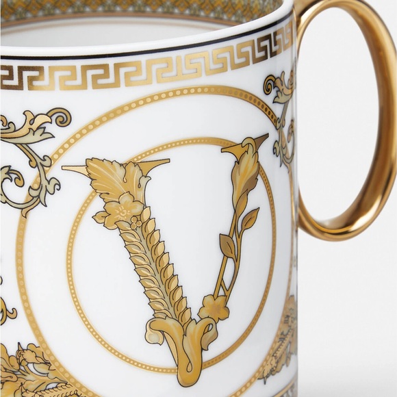 Brand NEW *VERSACE* Virtus Gala White Coffee MUG - Picture 3 of 5